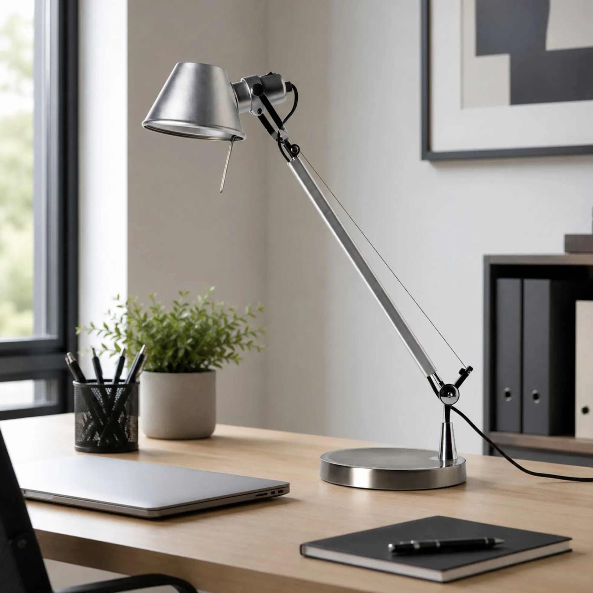 Lámpara de mesa de diseño "ATENEA XL" - Brazo articulado - E27