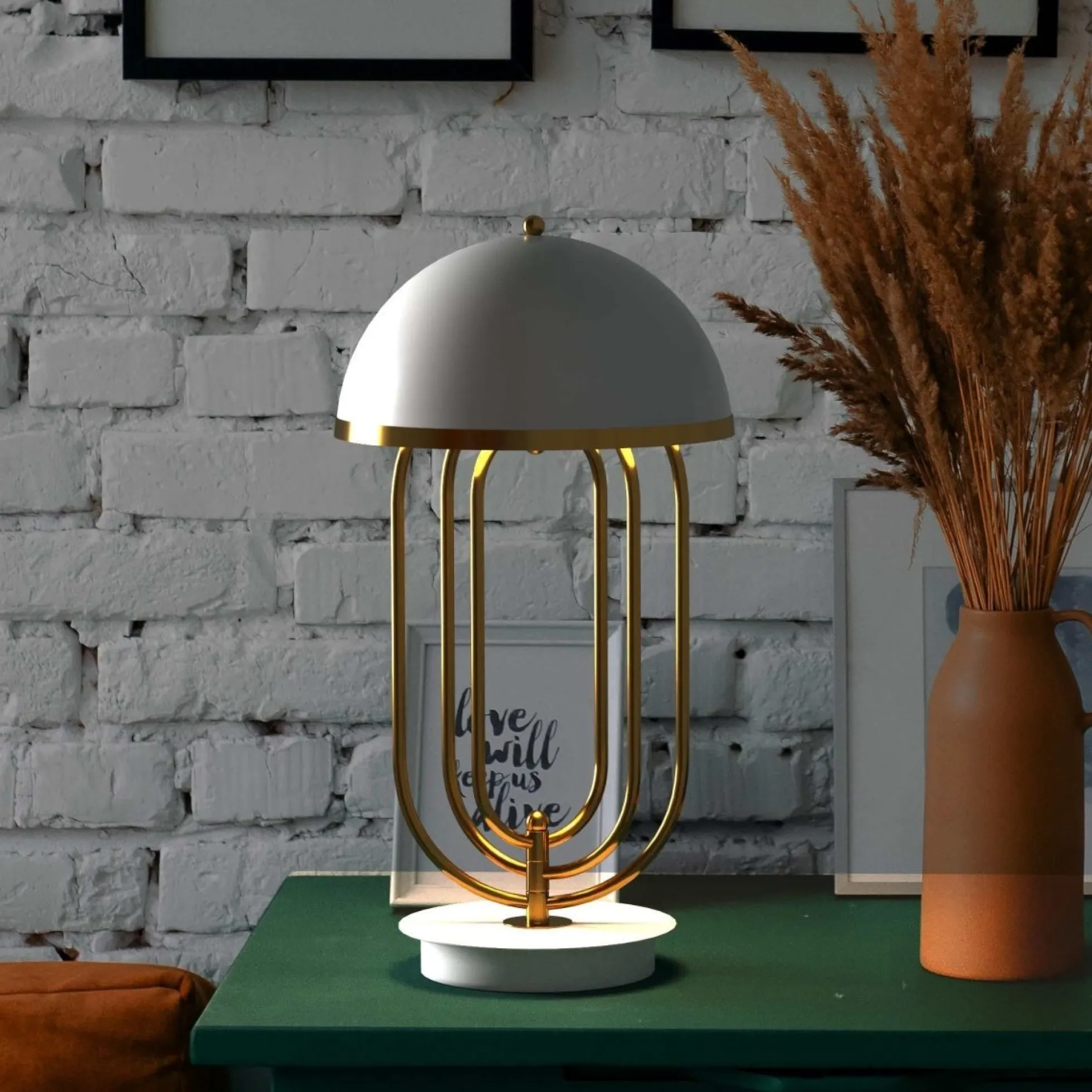 Lámpara de mesa de diseño "Lindsay"