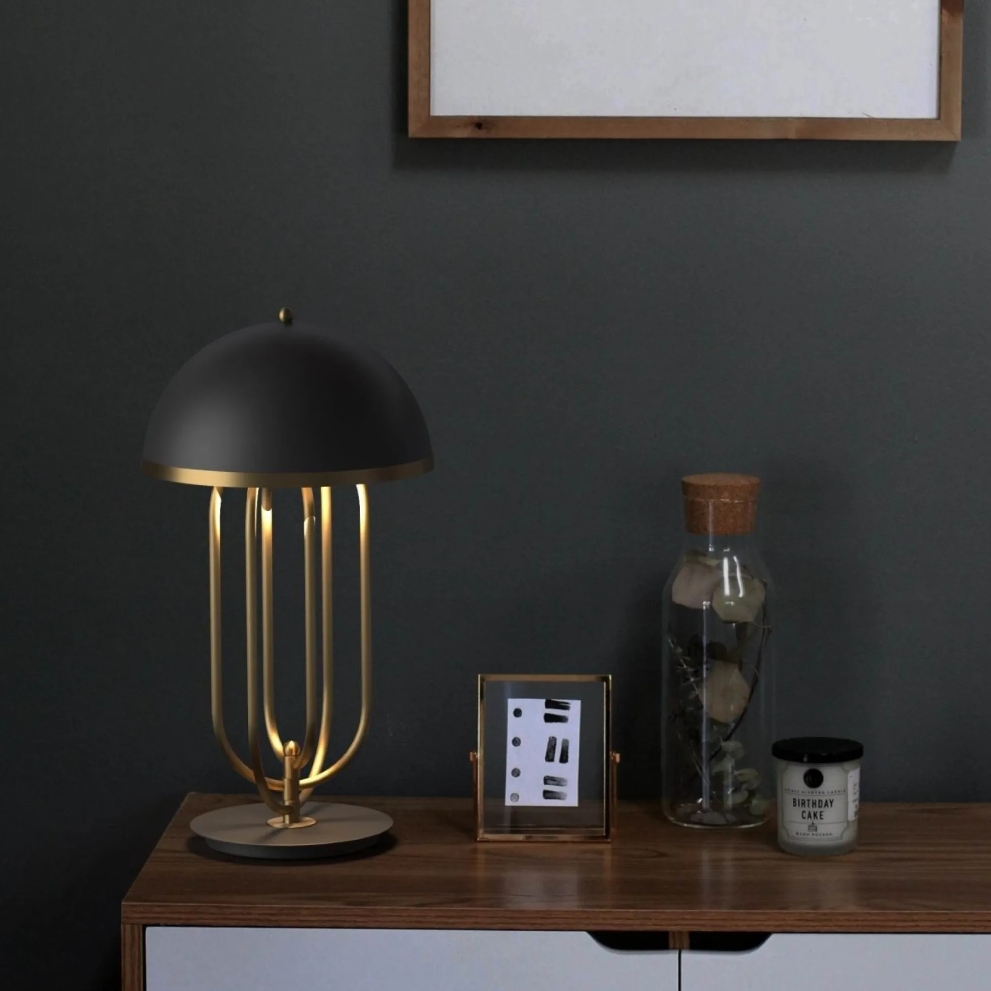 Lámpara de mesa de diseño "Lindsay"