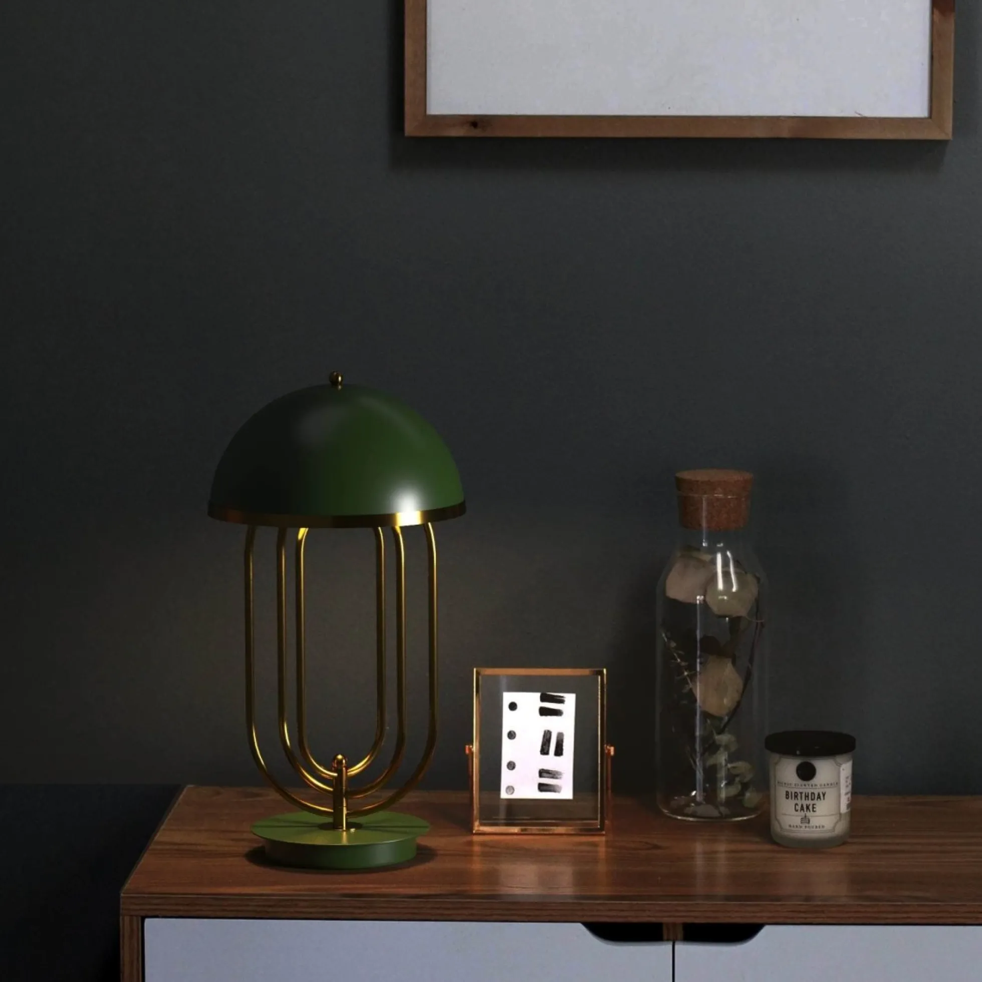 Lámpara de mesa de diseño "Lindsay"