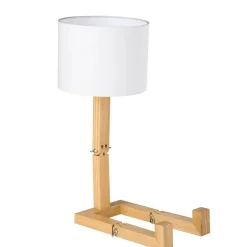 Lámpara de mesa de madera articulada "YOKI"