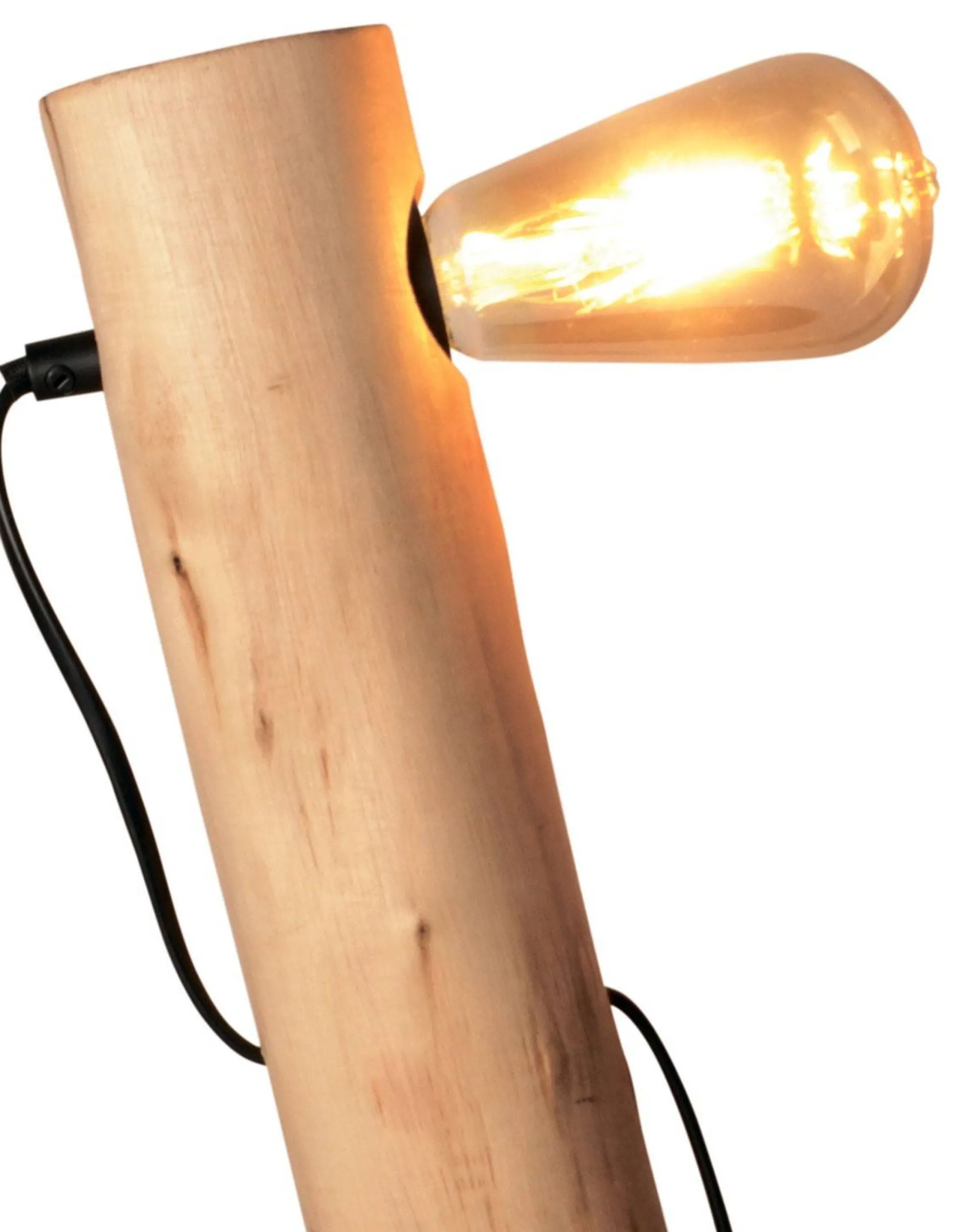 Lámpara de mesa de madera E27