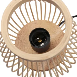 Lámpara de mesa de madera