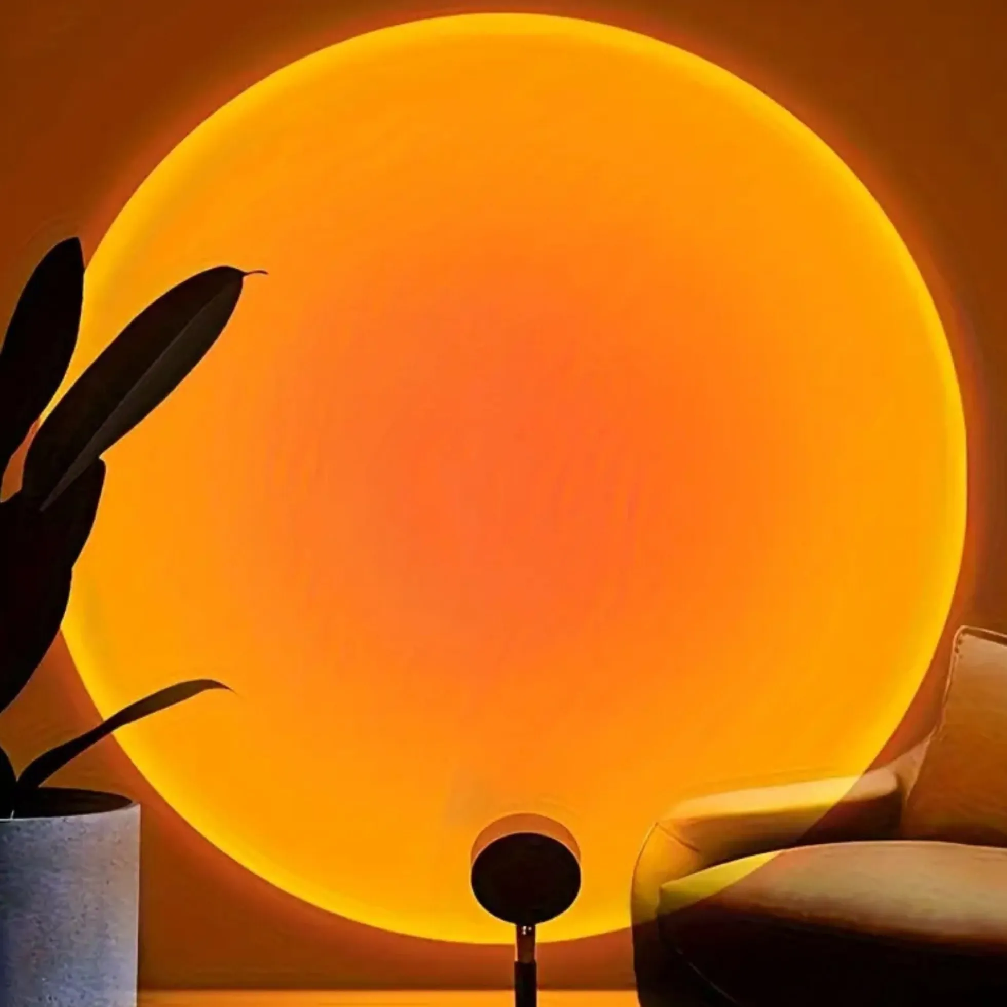 Lámpara de mesa "FLAC" 5W - Efecto atardecer - Sunset Lamp - FLEX