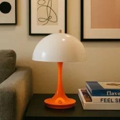 Lámpara de mesa LED CCT portátil - Táctil - Semiesférica