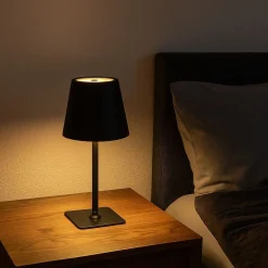 Lámpara de mesa LED CCT portátil - Táctil - Ø100 mm