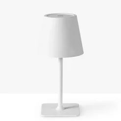 Lámpara de mesa LED CCT portátil - Táctil - Ø100 mm