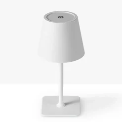 Lámpara de mesa LED CCT portátil - Táctil - Ø100 mm