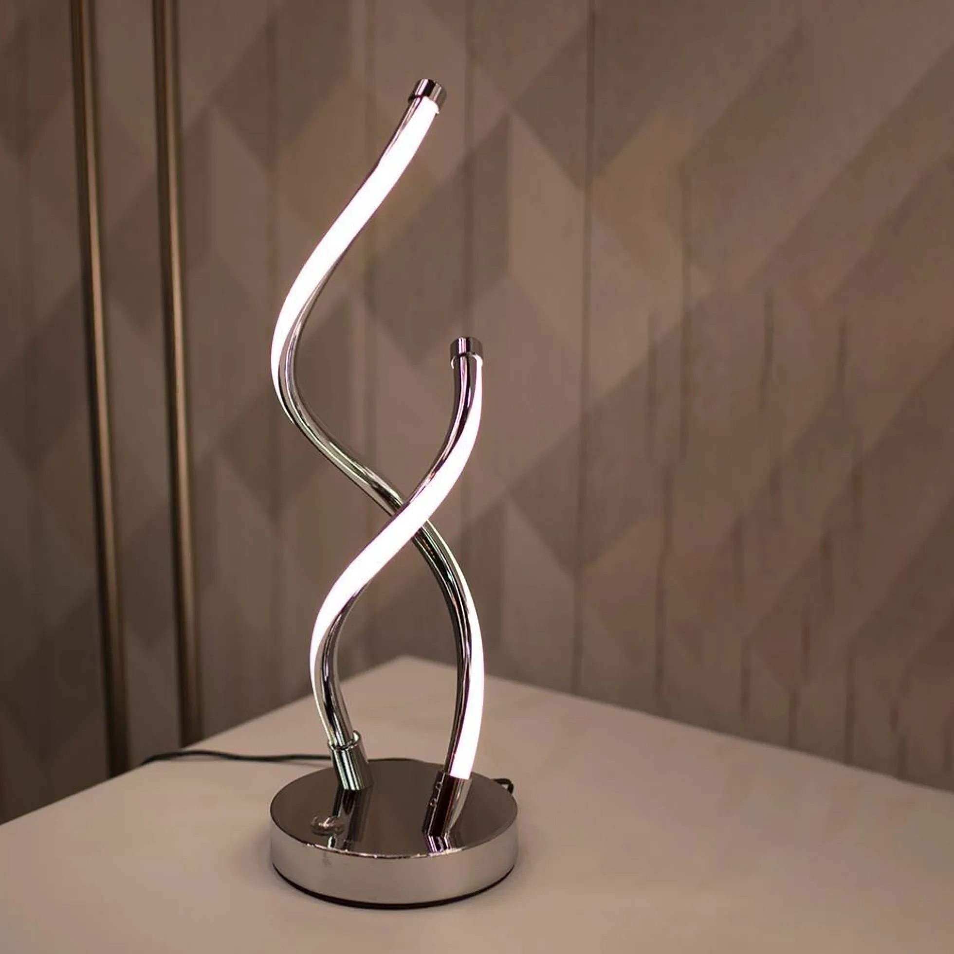 Lámpara de mesa LED "HELIX-T" 8W Regulable