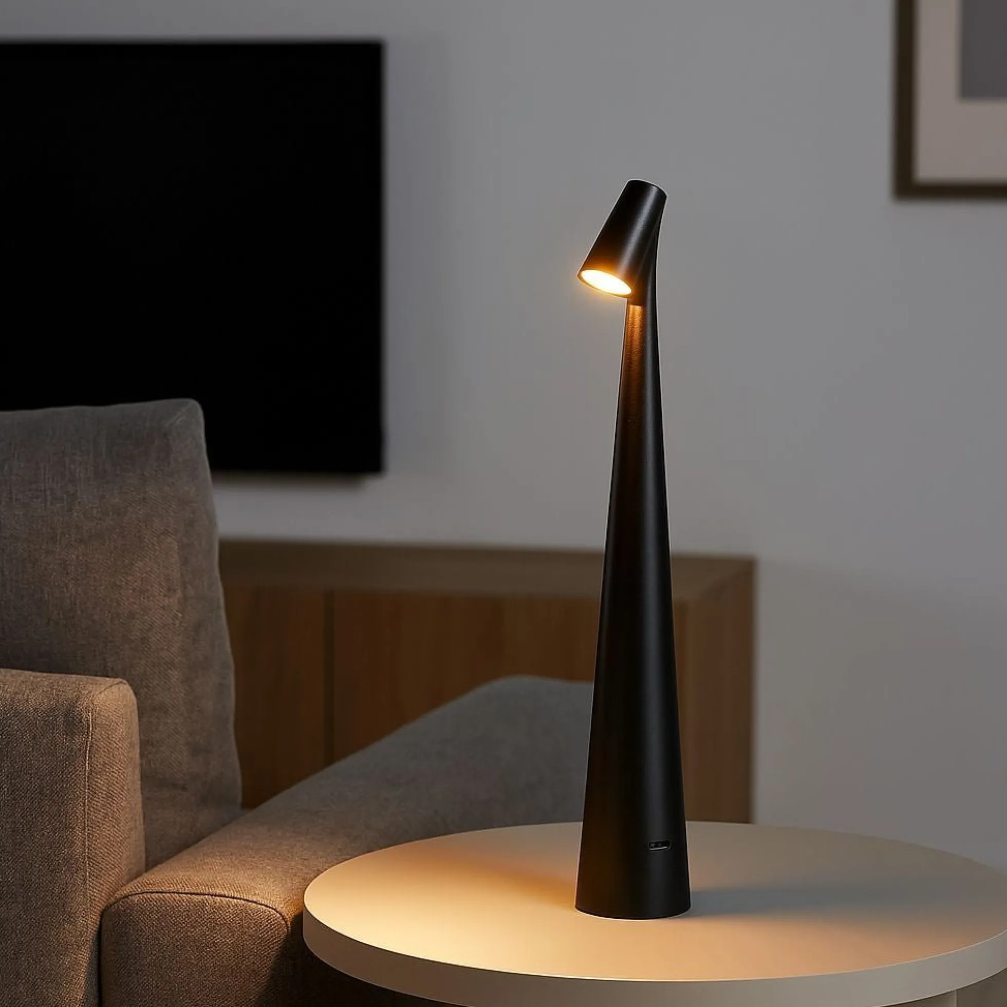 Lámpara de mesa LED portátil - Táctil - 3000K