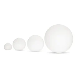 Lámpara de mesa o suelo esfera exterior - RGBW - 2W- Ø40cm - Recargable