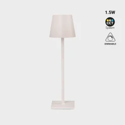 Lámpara de mesa portátil LED CCT 