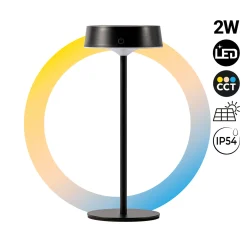 Lámpara de mesa solar LED CCT - Táctil - Recargable - Portátil