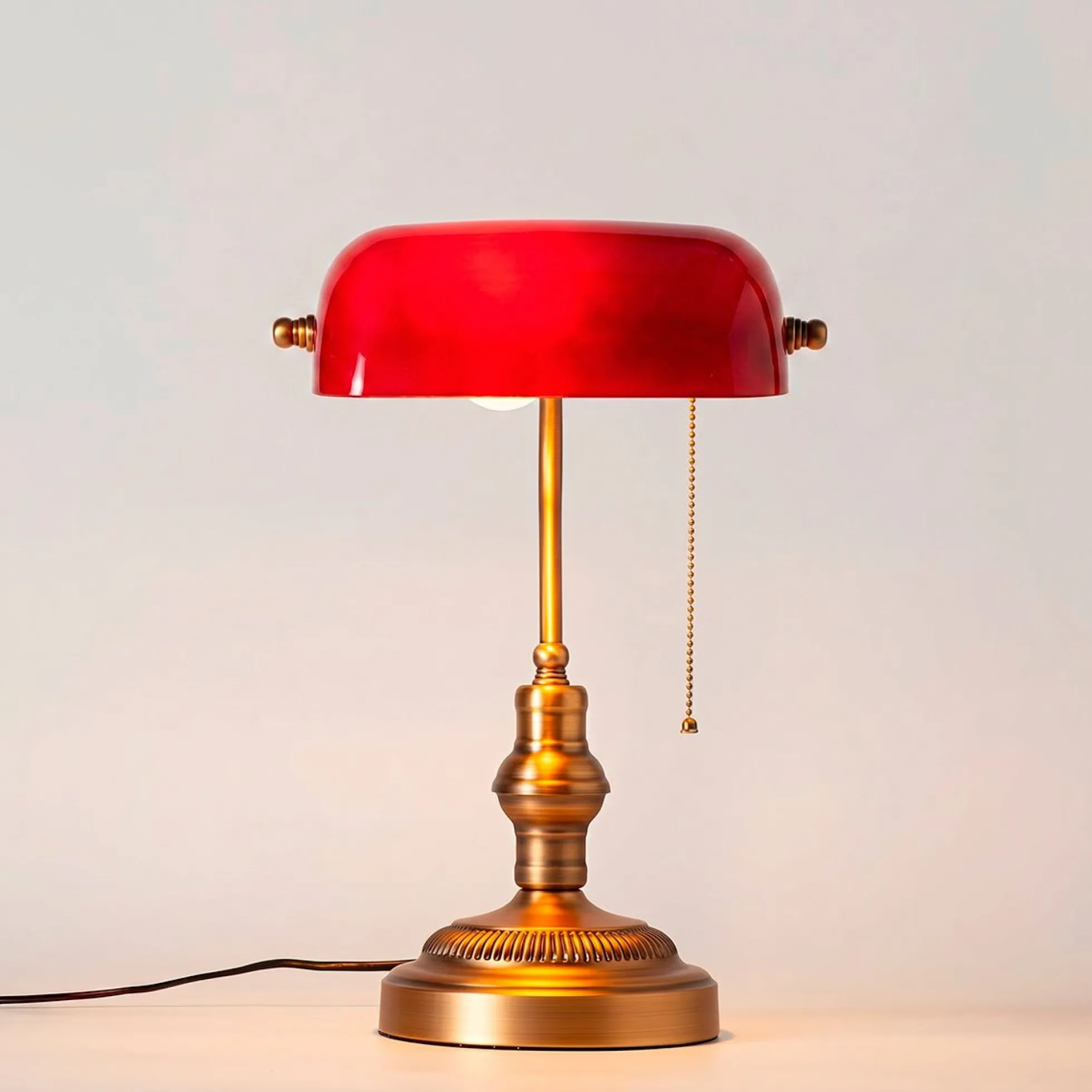 Lámpara de mesa vintage "BANQUERO" - E27