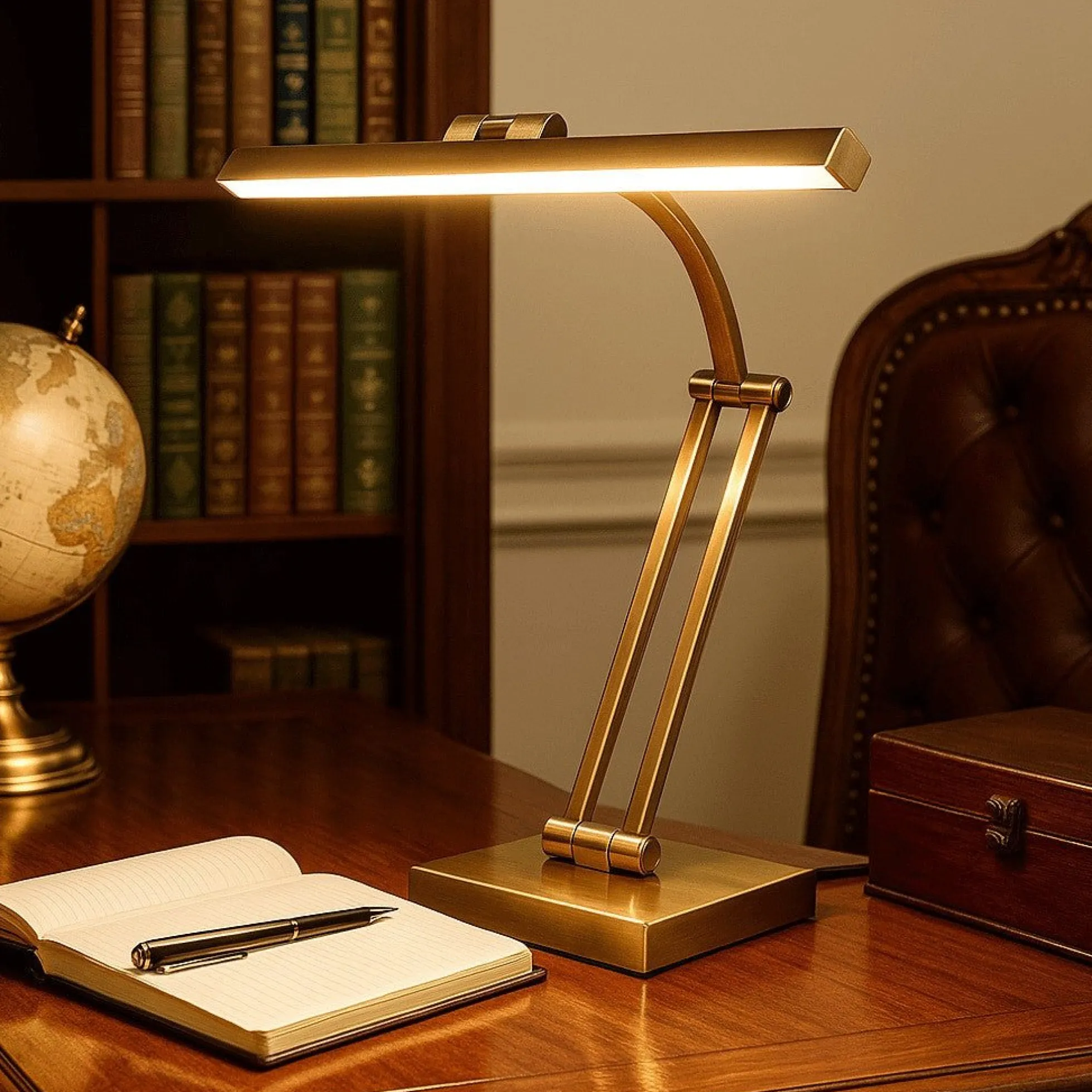 Lámpara de mesa y escritorio "Versalles" Dimable 6W