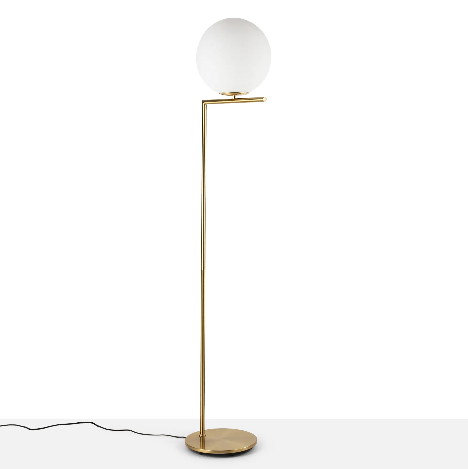 Lámpara de pie bola cristal "Anni 300" - E27 - Ø 30cm