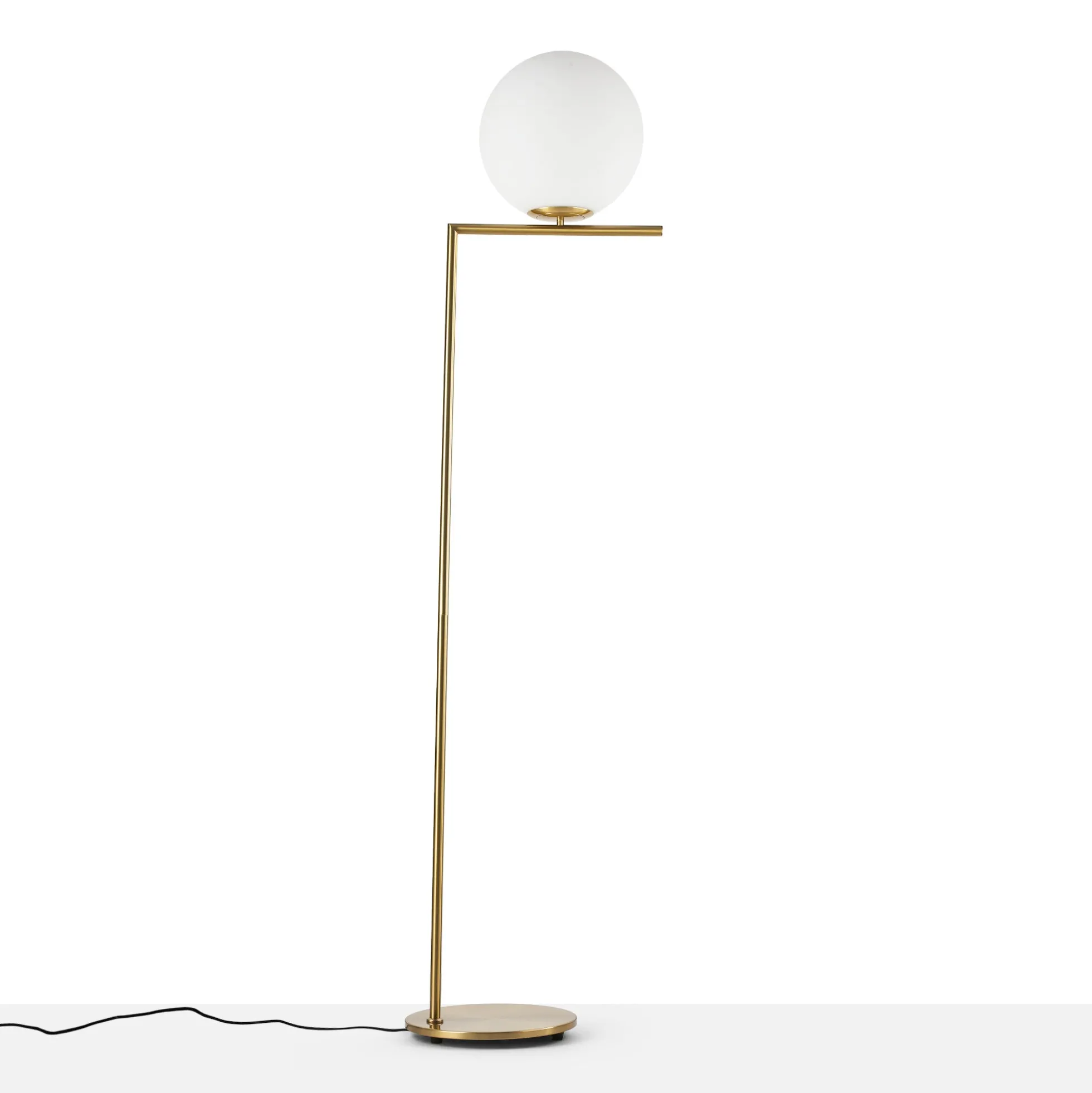 Lámpara de pie bola cristal "Anni 300" - E27 - Ø 30cm