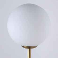 Lámpara de pie bola cristal