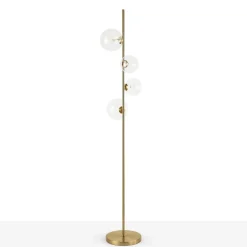 Lámpara de pie con esferas de cristal "STAND"- 4 x G9