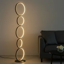 Lámpara de pie LED de aluminio 