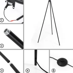 Lámpara de pie LED diseño 