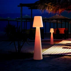 Lámpara de pie LED RGBW - 64W - Recargable - 120 cm