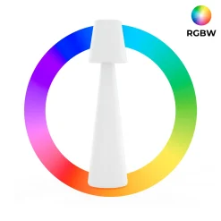 Lámpara de pie LED RGBW - 64W - Recargable - 120 cm