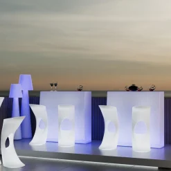 Lámpara de pie LED RGBW - XL - Recargable - 150 cm