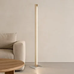 Lámpara de pie madera