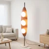Lámpara de pie "Pacific" - Efecto madera - 3 x G9