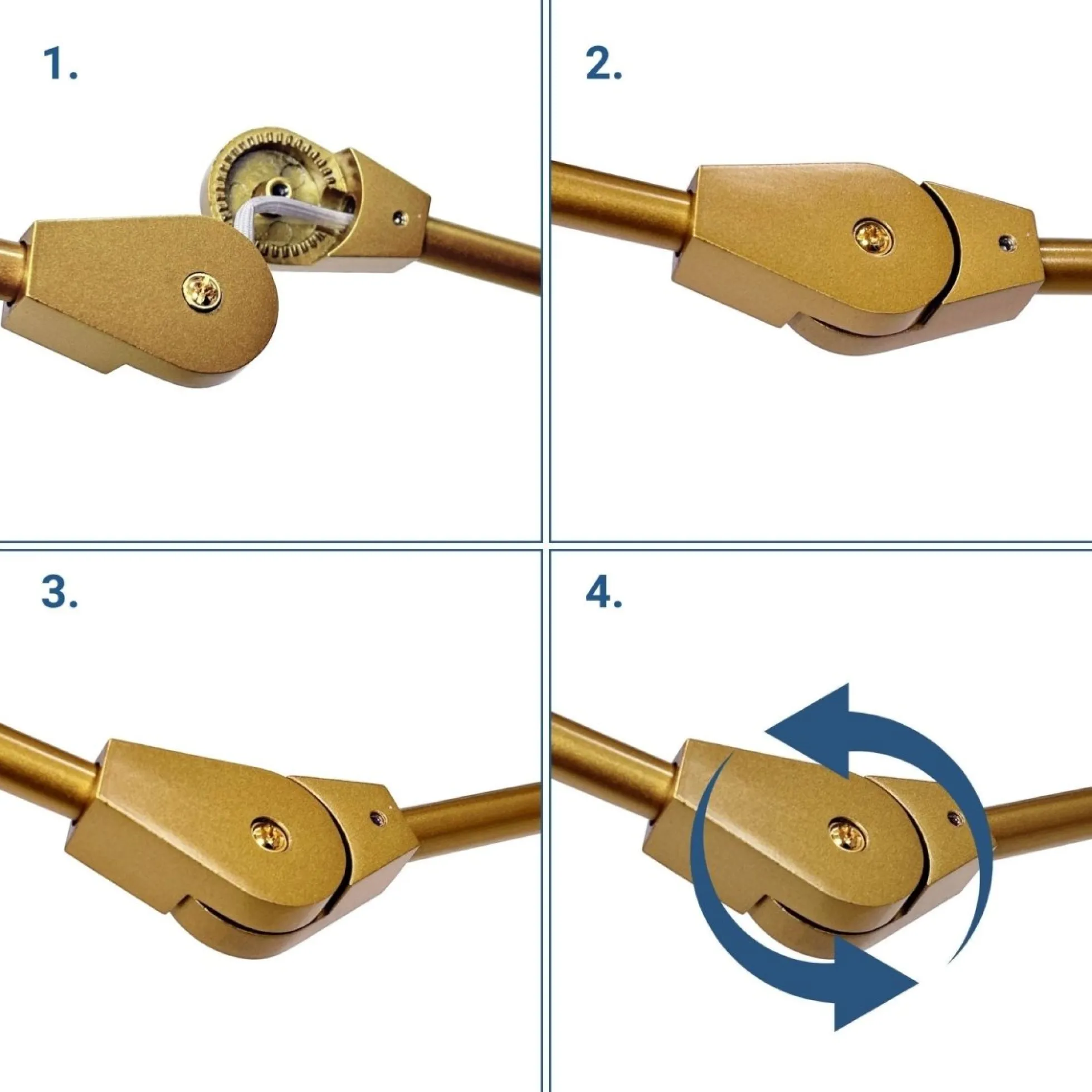 Lámpara de techo articulada "ORIÓN 6" - 6 x E27