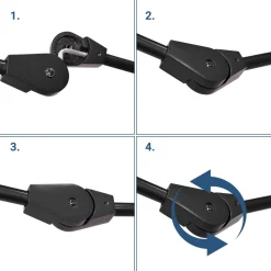 Lámpara de techo articulada
