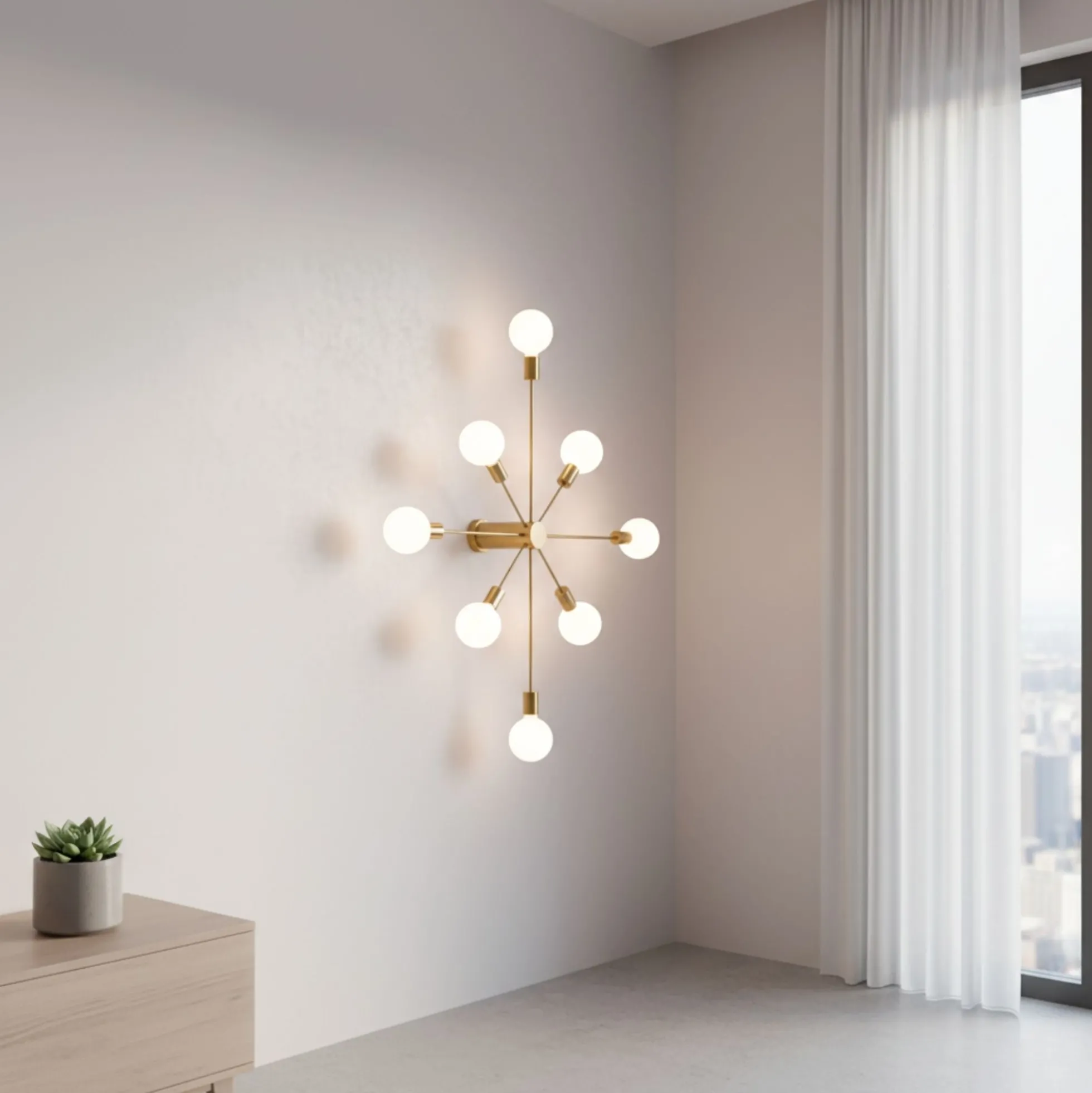 Lámpara de techo "ASTRA" - 8 luces - E27
