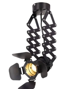 Lámpara de techo extensible y orientable 