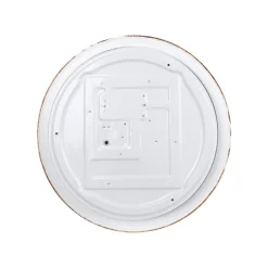 Lámpara de techo LED CCT tipo plafón - 36W - Efecto madera - Ø50cm