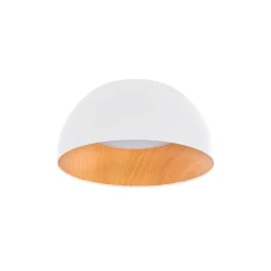 Lámpara de techo LED CCT 12W - Efecto madera - ø35cm