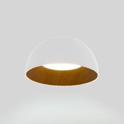 Lámpara de techo LED CCT 12W - Efecto madera - ø35cm