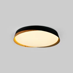 Lámpara de techo LED tipo plafón CCT 36W - Efecto madera - ø50cm - IP22