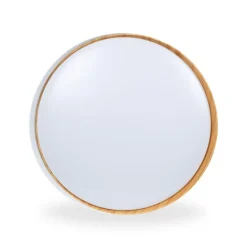 Lámpara de techo LED tipo plafón CCT 36W - Efecto madera - ø50cm - IP22