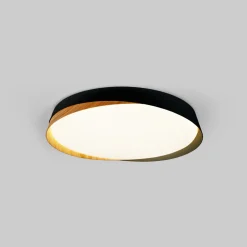 Lámpara de techo LED tipo plafón CCT 36W - Efecto madera - ø50cm - IP22