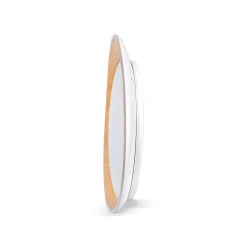 Lámpara de techo LED tipo plafón CCT 24W - Efecto madera - Ø45cm
