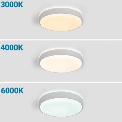 Lámpara de techo LED tipo plafón - CCT - 14W - Ø27cm