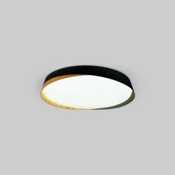 Lámpara de techo LED tipo plafón CCT 24W - Efecto madera - ø40cm - IP22