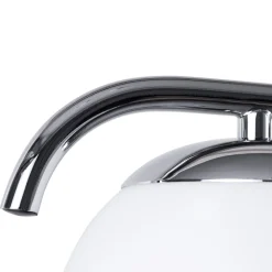 Lámpara de techo triple bolas cristal 