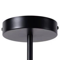 Lámpara de techo triple bolas cristal 