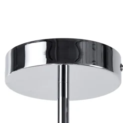 Lámpara de techo triple bolas cristal 