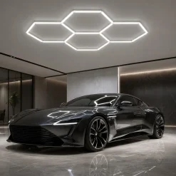 Lámpara LED hexagonal - 6500K - 4 hexágonos - 440cm