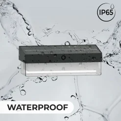 Lámpara LED solar con sensor de microondas - 3000K - IP65 - 900lm