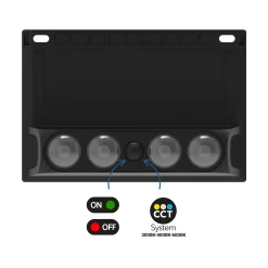 Lámpara LED solar de exterior - CCT - 4 LED - 120lm
