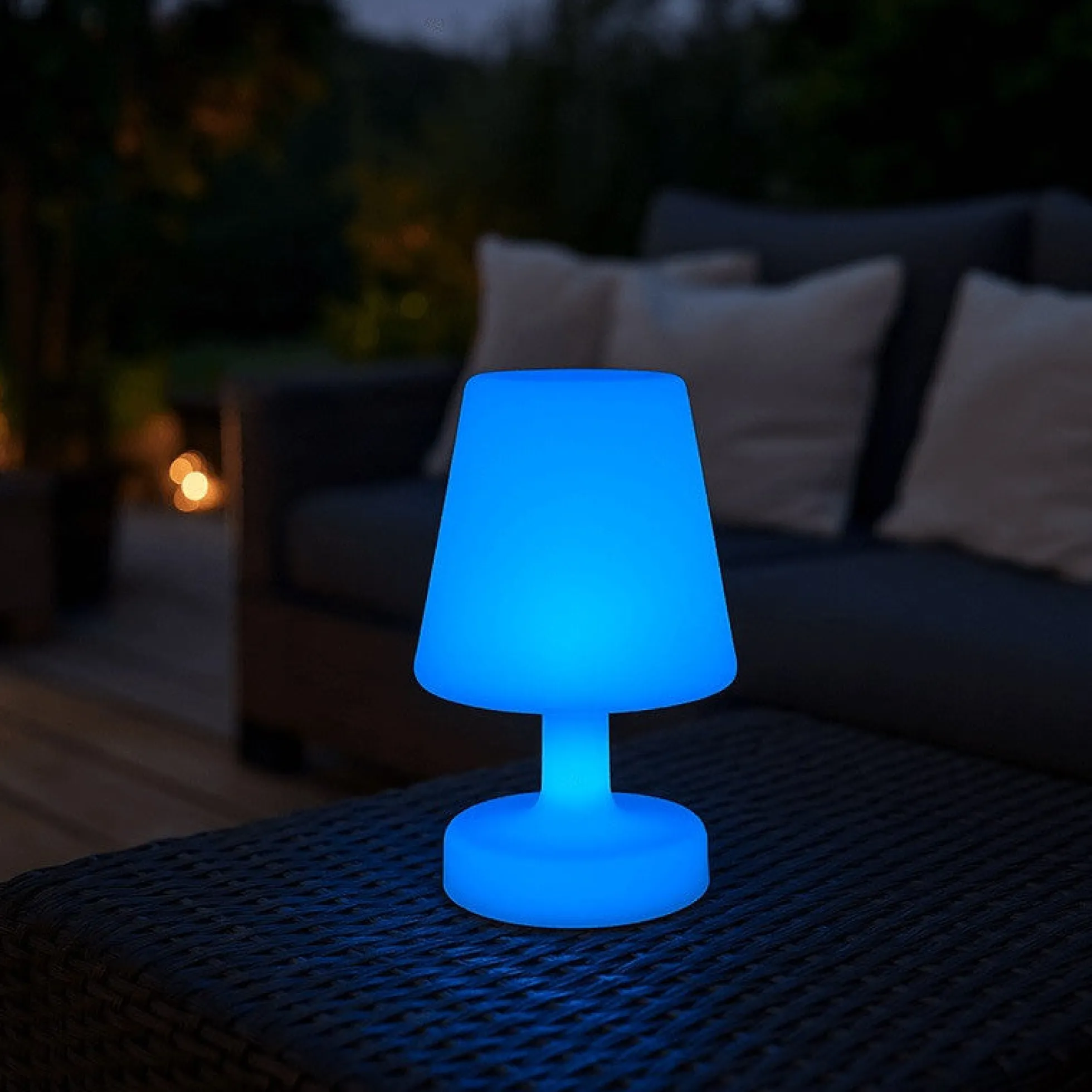 Lámpara luminosa LED RGBW - 6W - Recargable